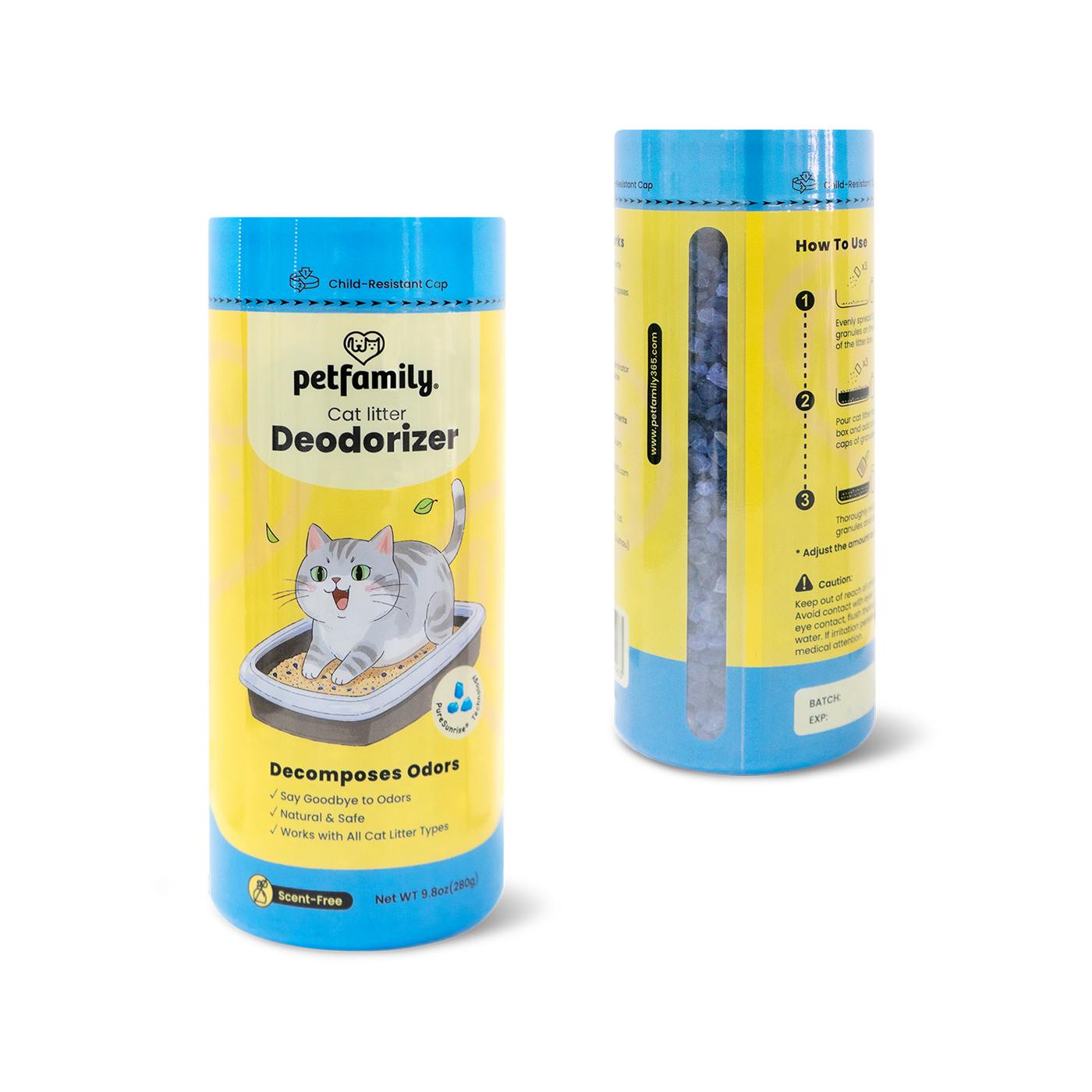 petfamily Cat Litter Deodorizer canister